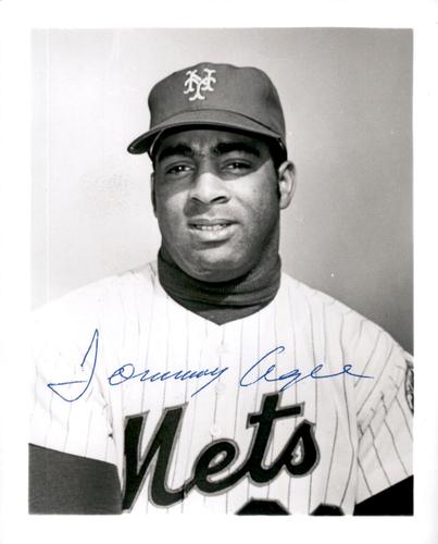 1969 New York Mets 4x5 Photos #NNO Tommie Agee Front