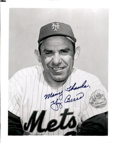 1969 New York Mets 4x5 Photos #NNO Yogi Berra Front