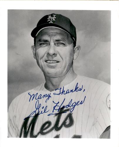 1969 New York Mets 4x5 Photos #NNO Gil Hodges Front