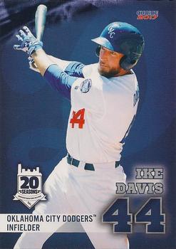 2017 Choice Oklahoma City Dodgers #6 Ike Davis Front
