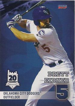 2017 Choice Oklahoma City Dodgers #8 Brett Eibner Front