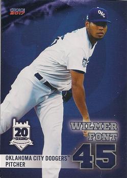 2017 Choice Oklahoma City Dodgers #10 Wilmer Font Front