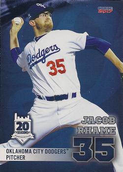 2017 Choice Oklahoma City Dodgers #22 Jacob Rhame Front