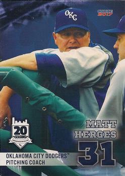 2017 Choice Oklahoma City Dodgers #32 Matt Herges Front