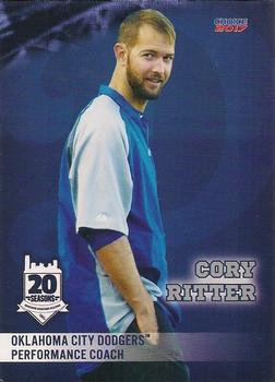 2017 Choice Oklahoma City Dodgers #36 Cory Ritter Front