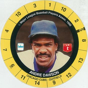 1990 Cadaco Discs #NNO Andre Dawson Front