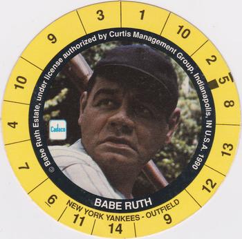 1990 Cadaco Discs #NNO Babe Ruth Front