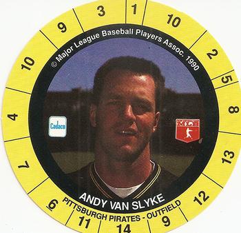 1990 Cadaco Discs #NNO Andy Van Slyke Front