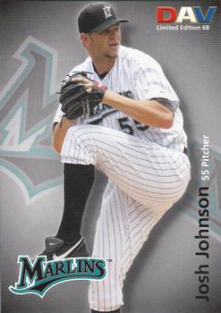 2010 DAV Major League #68 Josh Johnson Front