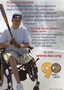 2010 DAV Major League #91 Tony Gwynn Jr. Back