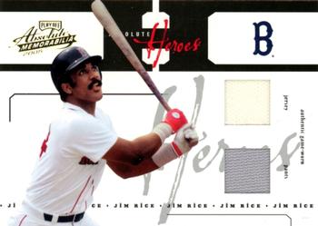 2005 Playoff Absolute Memorabilia - Heroes Swatch Double #AH-14 Jim Rice Front