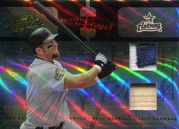 2005 Playoff Absolute Memorabilia - Heroes Swatch Double Spectrum Prime #AH-5 Jeff Bagwell B-J Front
