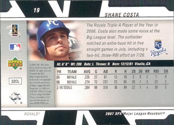 2007 SPx #19 Shane Costa Back