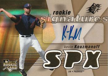 2007 SPx #108 Kevin Kouzmanoff Front