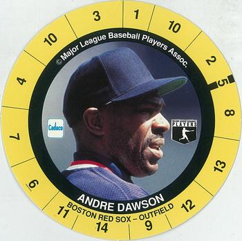 1993 Cadaco Discs #NNO Andre Dawson Front
