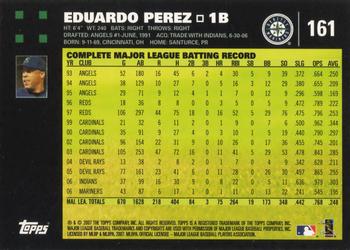 2007 Topps #161 Eduardo Perez Back