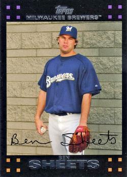 2007 Topps #206 Ben Sheets Front