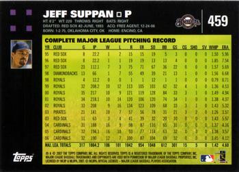 2007 Topps #459 Jeff Suppan Back
