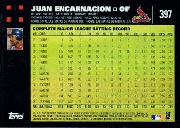 2007 Topps #397 Juan Encarnacion Back