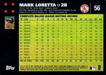 2007 Topps #56 Mark Loretta Back