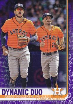 2019 Topps - Purple #294 Dynamic Duo Front