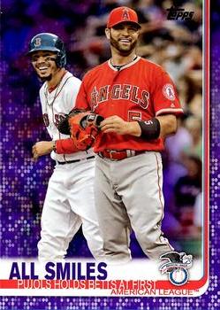 2019 Topps - Purple #295 All Smiles Front