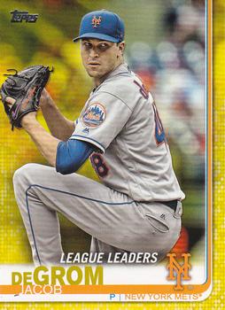 2019 Topps - Yellow #19 Jacob deGrom Front