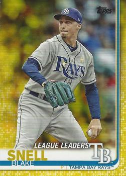 2019 Topps - Yellow #24 Blake Snell Front