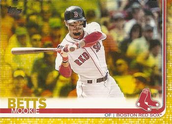 2019 Topps - Yellow #50 Mookie Betts Front