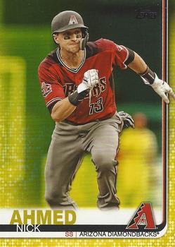2019 Topps - Yellow #68 Nick Ahmed Front