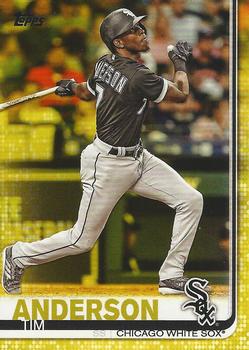 2019 Topps - Yellow #80 Tim Anderson Front