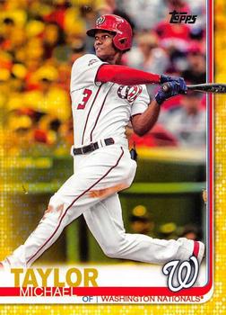 2019 Topps - Yellow #101 Michael Taylor Front