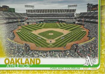 2019 Topps - Yellow #126 Oakland Coliseum Front