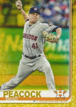2019 Topps - Yellow #136 Brad Peacock Front