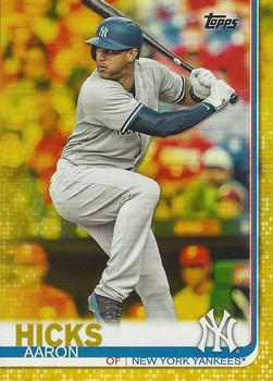 2019 Topps - Yellow #260 Aaron Hicks Front