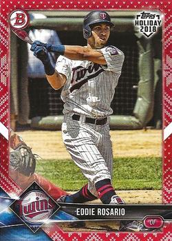 2018 Topps Holiday Bowman - Red Festive #TH-ER Eddie Rosario Front