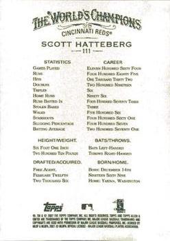 2007 Topps Allen & Ginter #111 Scott Hatteberg Back