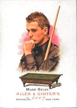 2007 Topps Allen & Ginter #124 Mark Selby Front