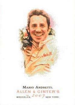 2007 Topps Allen & Ginter #19 Mario Andretti Front