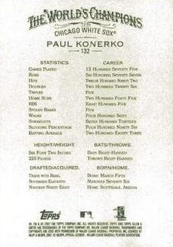 2007 Topps Allen & Ginter #132 Paul Konerko Back