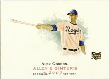 2007 Topps Allen & Ginter #204 Alex Gordon Front