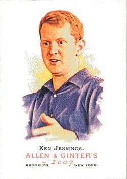 2007 Topps Allen & Ginter #319 Ken Jennings Front