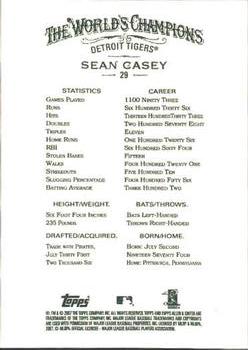 2007 Topps Allen & Ginter #29 Sean Casey Back