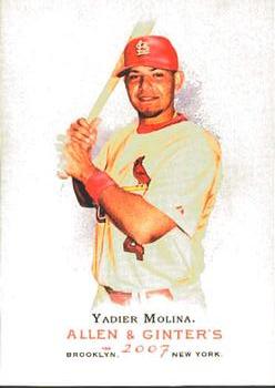 2007 Topps Allen & Ginter #314 Yadier Molina Front