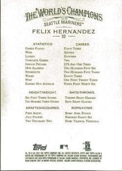 2007 Topps Allen & Ginter #32 Felix Hernandez Back