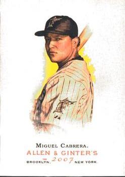 2007 Topps Allen & Ginter #90 Miguel Cabrera Front