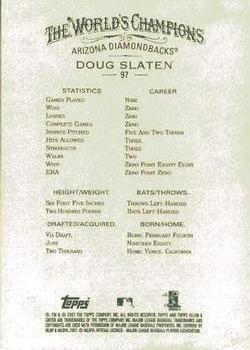 2007 Topps Allen & Ginter #97 Doug Slaten Back
