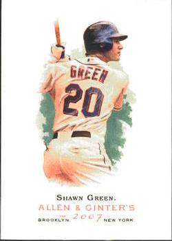 2007 Topps Allen & Ginter #99 Shawn Green Front