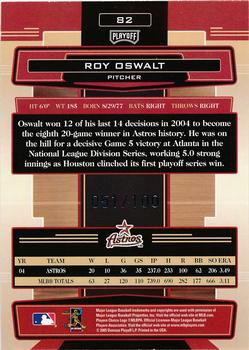 2005 Playoff Absolute Memorabilia - Spectrum Silver #82 Roy Oswalt Back