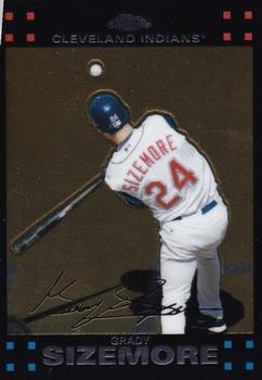 2007 Topps Chrome #83 Grady Sizemore Front
